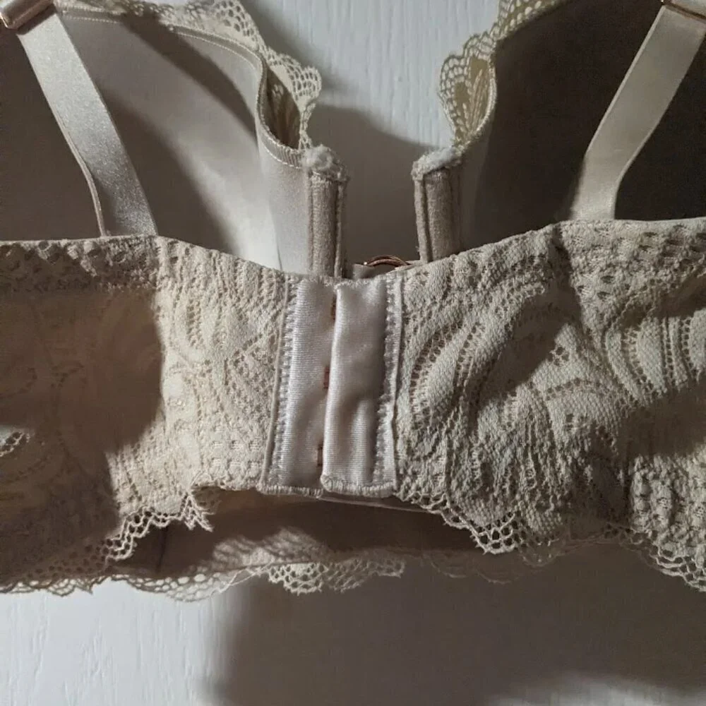 Aerie | Real Power Balconette Lightly Lined Be Free Lace Bra (38DD)